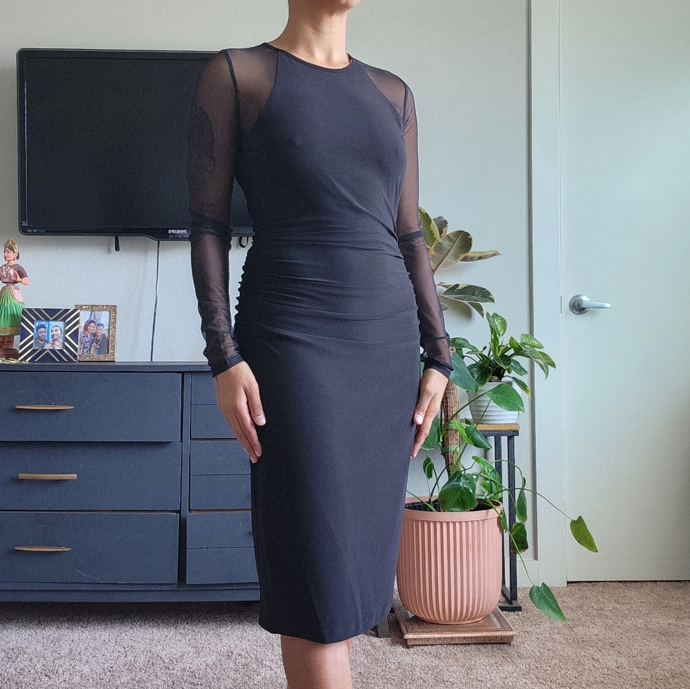 🖤 bebe little black dress